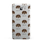Dachshund Icon with Name Samsung Galaxy A7 2015 Case