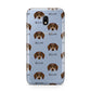 Dachshund Icon with Name Samsung Galaxy J3 2017 Case
