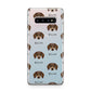 Dachshund Icon with Name Samsung Galaxy S10 Plus Case