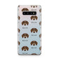Dachshund Icon with Name Samsung Galaxy S10 Plus Case