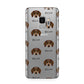 Dachshund Icon with Name Samsung Galaxy S9 Case