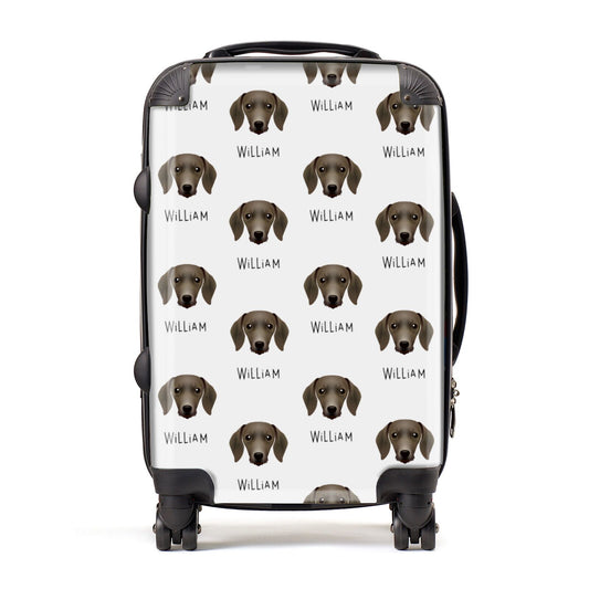 Dachshund Icon with Name Suitcase