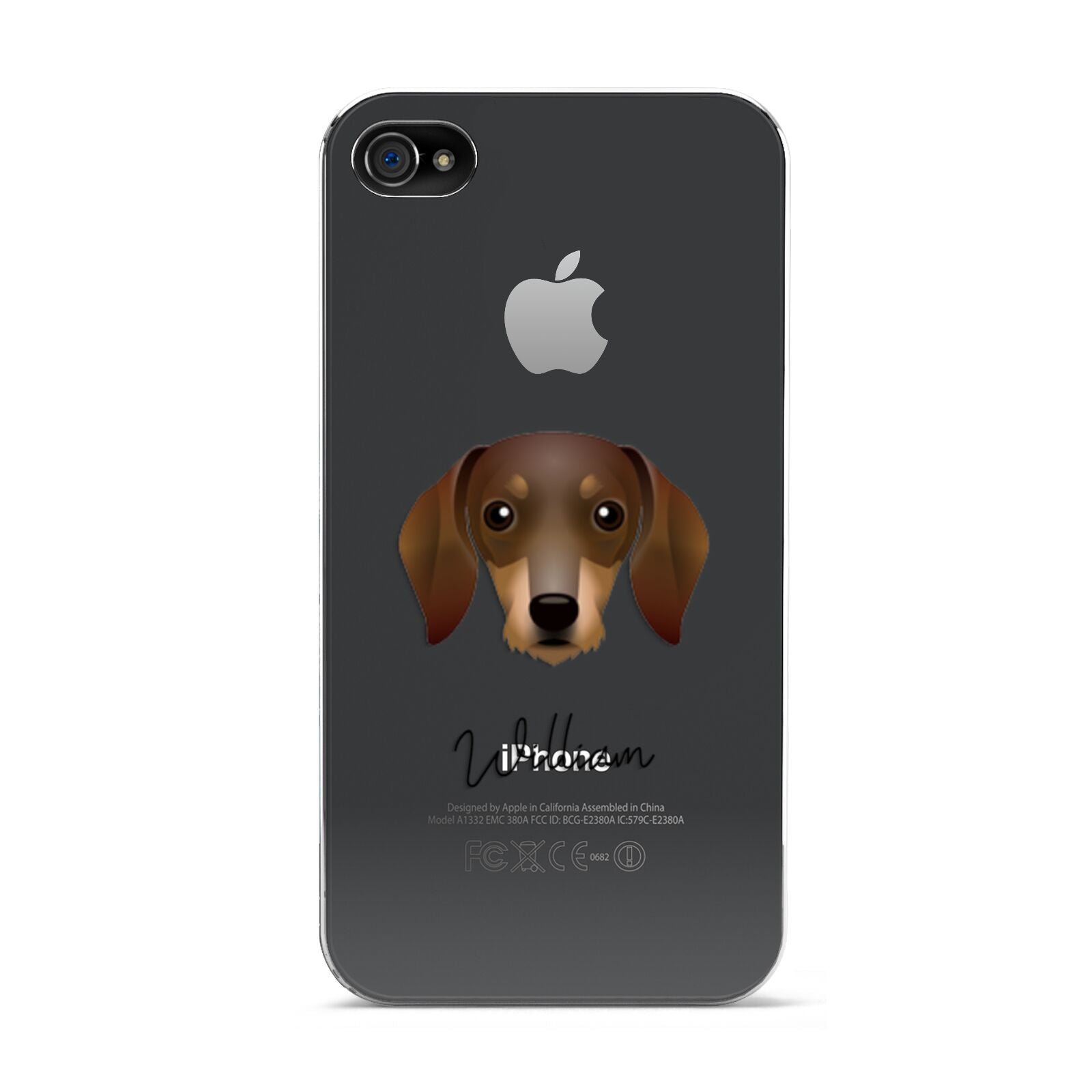 Dachshund Personalised Apple iPhone 4s Case