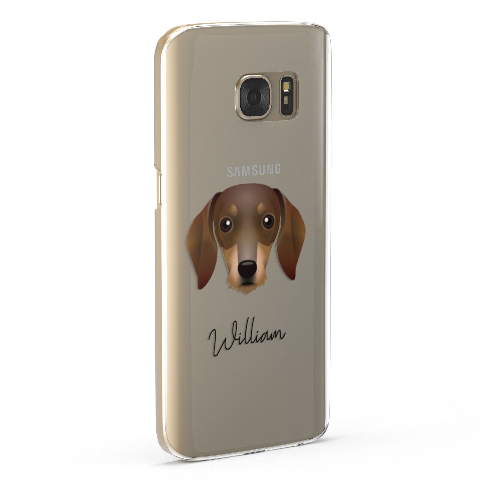 Dachshund Personalised Samsung Galaxy Case Fourty Five Degrees