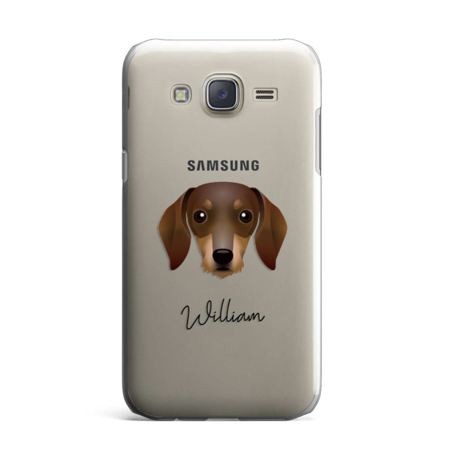 Dachshund Personalised Samsung Galaxy J7 Case