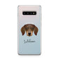 Dachshund Personalised Samsung Galaxy S10 Plus Case