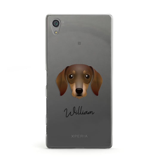 Dachshund Personalised Sony Xperia Case
