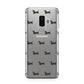 Dachshund Samsung Galaxy S9 Plus Case on Silver phone