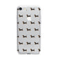 Dachshund iPhone 7 Bumper Case on Silver iPhone