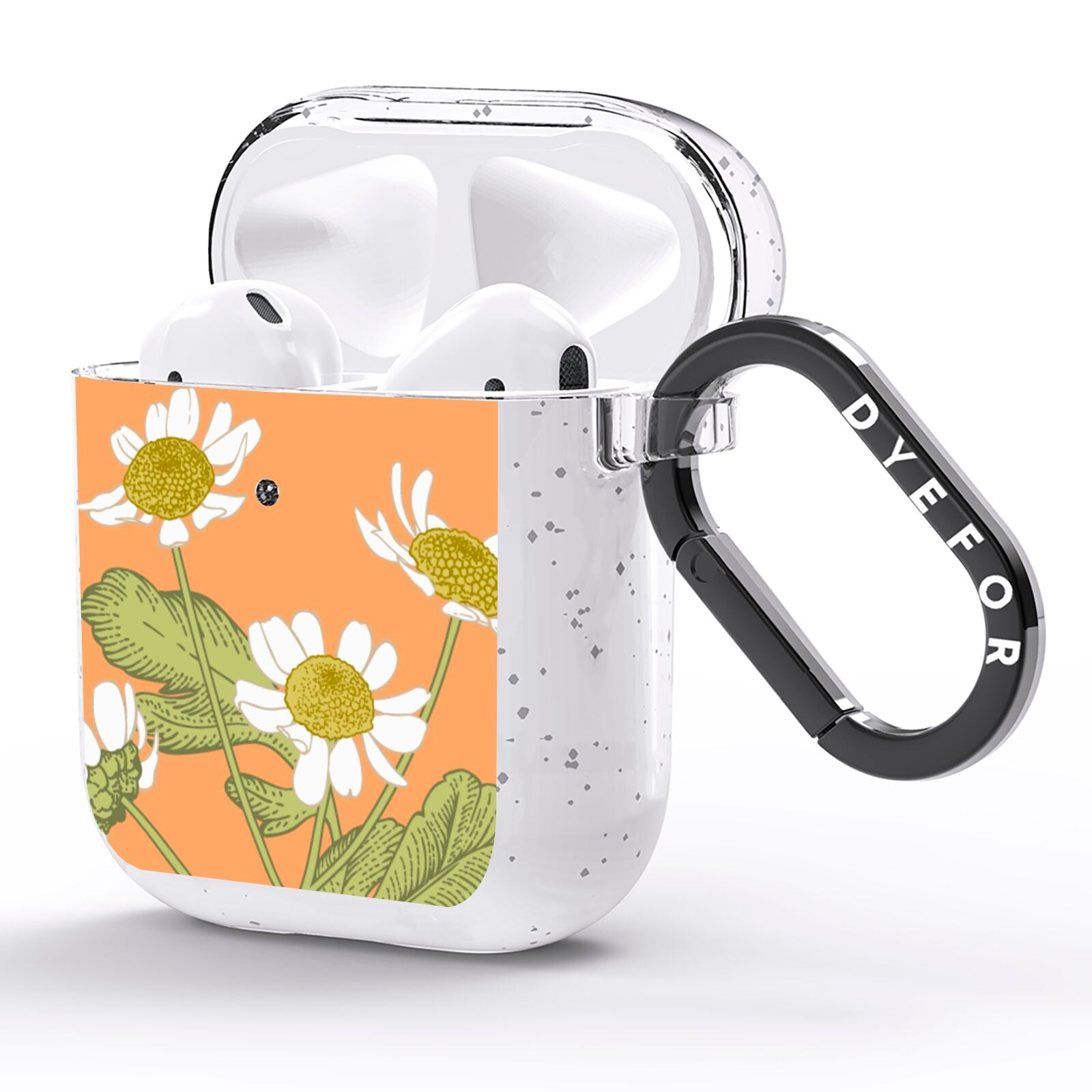 Daisies AirPods Glitter Case Side Image