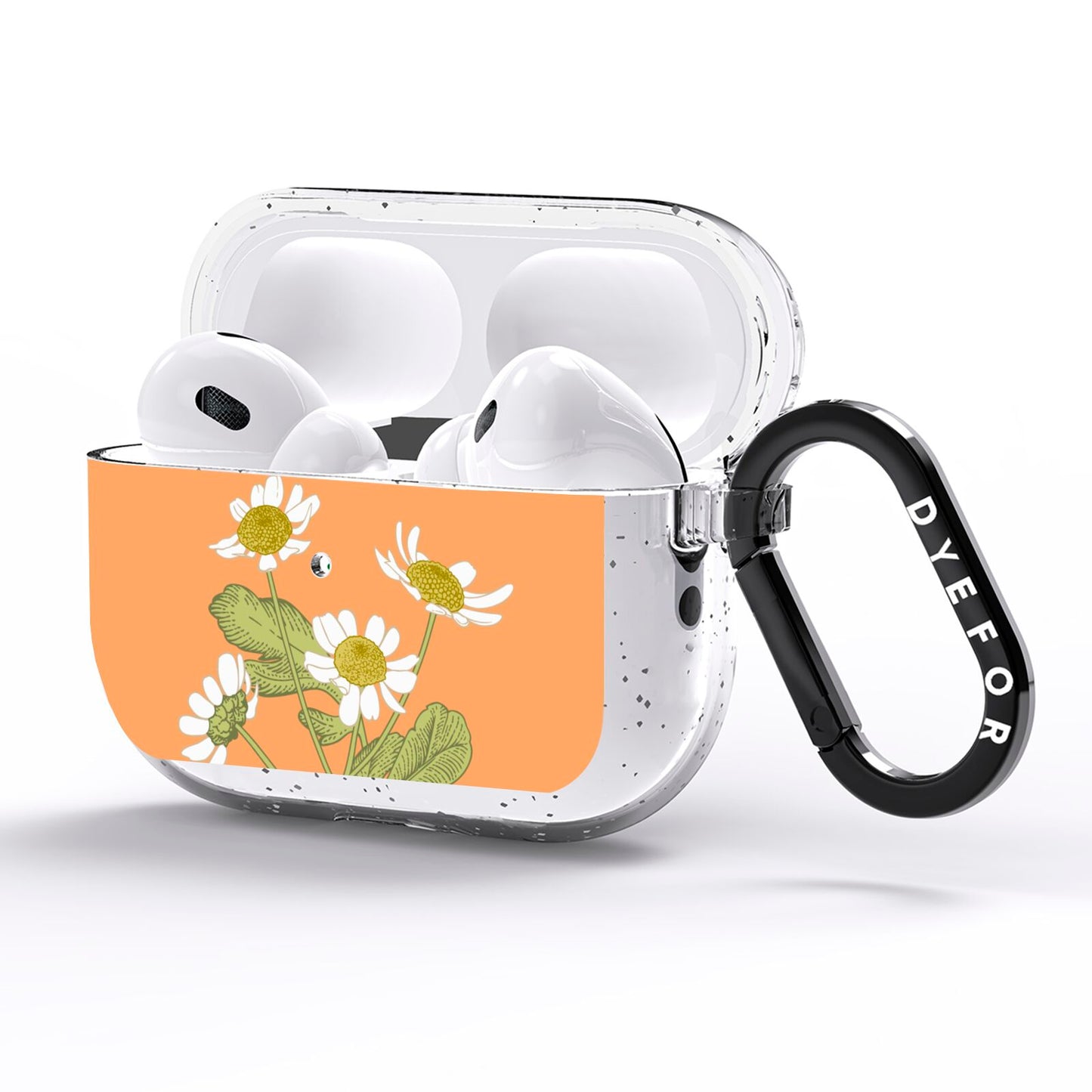 Daisies AirPods Pro Glitter Case Side Image