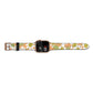 Daisies Apple Watch Strap Size 38mm Landscape Image Gold Hardware