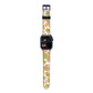 Daisies Apple Watch Strap Size 38mm with Blue Hardware