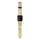 Daisies Apple Watch Strap Size 38mm with Gold Hardware