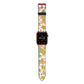 Daisies Apple Watch Strap with Red Hardware