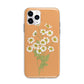 Daisies Apple iPhone 11 Pro in Silver with Bumper Case