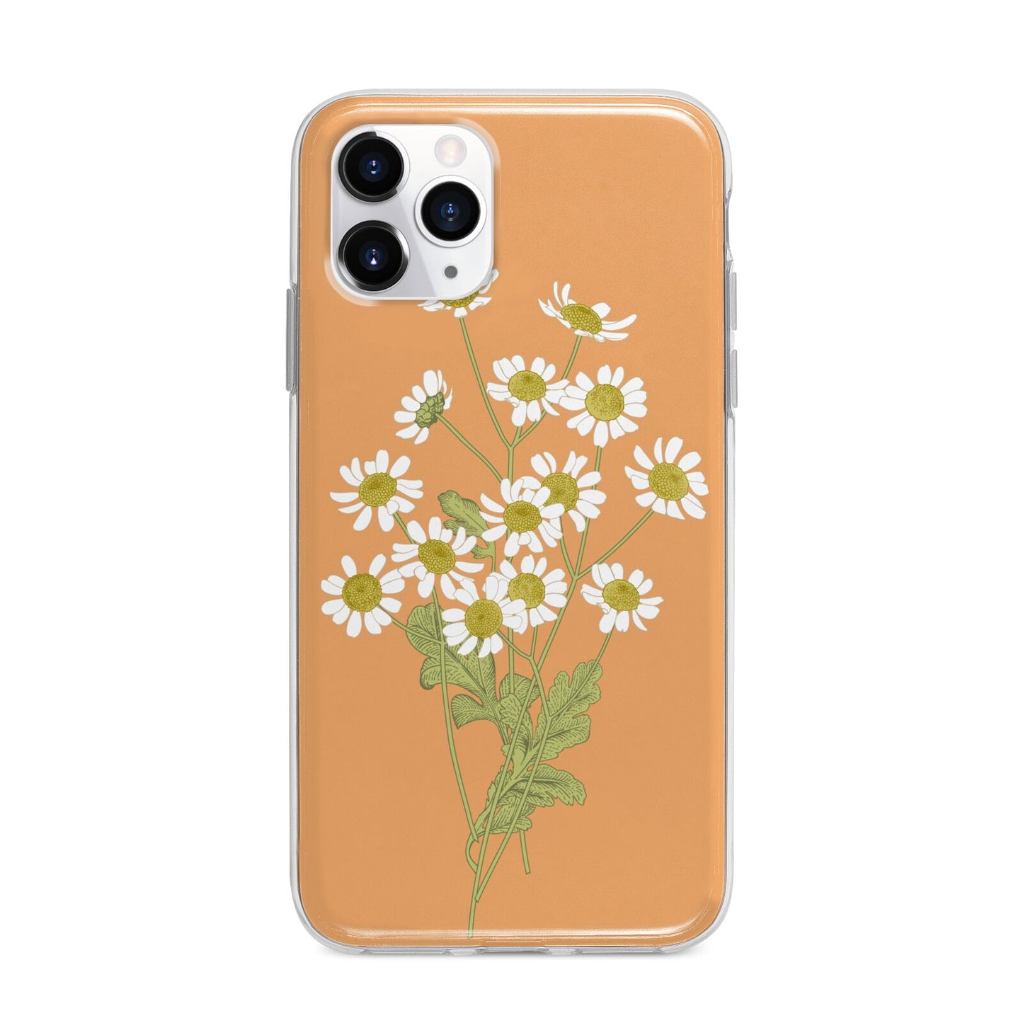 Daisies Apple iPhone 11 Pro in Silver with Bumper Case