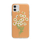 Daisies Apple iPhone 11 in White with Bumper Case
