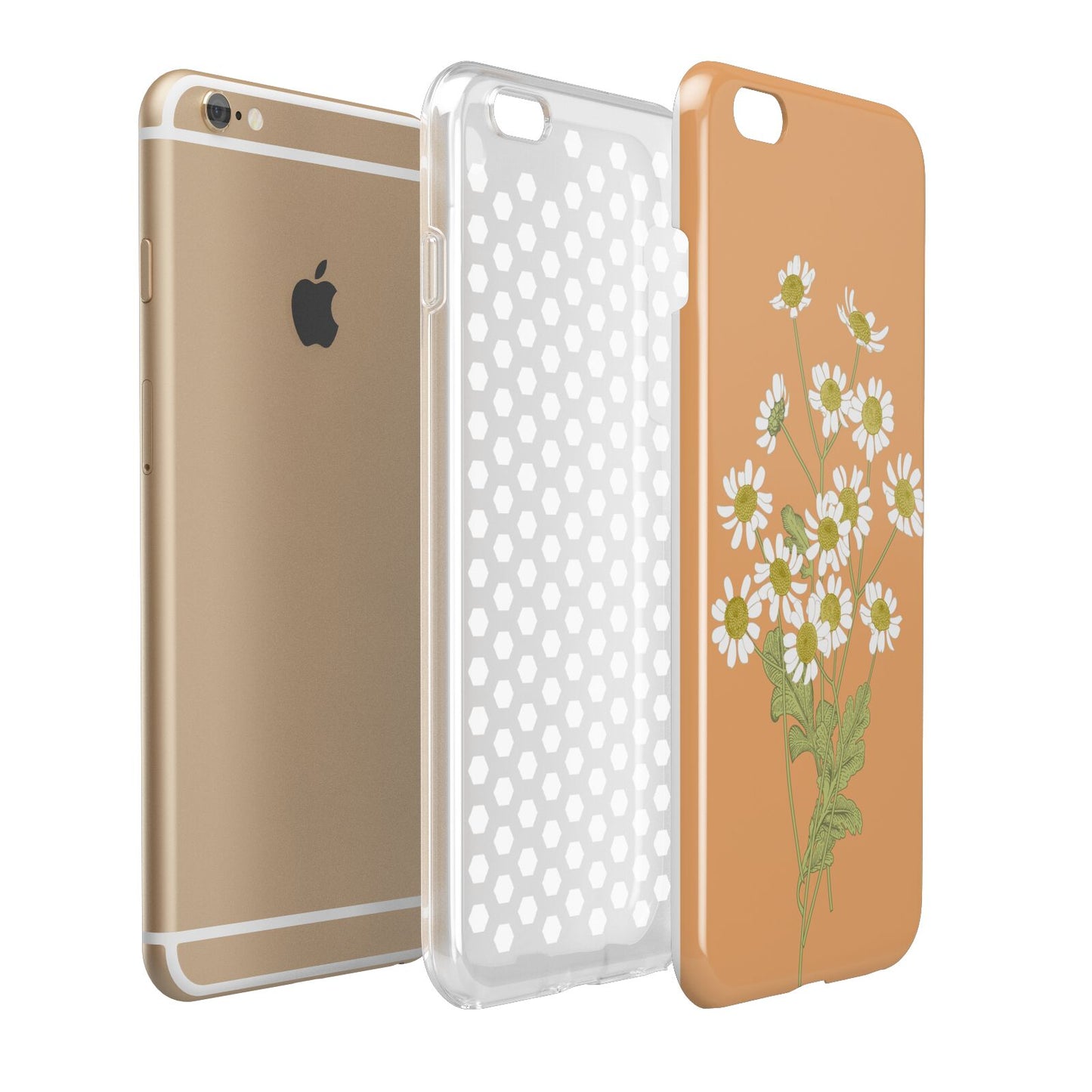 Daisies Apple iPhone 6 Plus 3D Tough Case Expand Detail Image