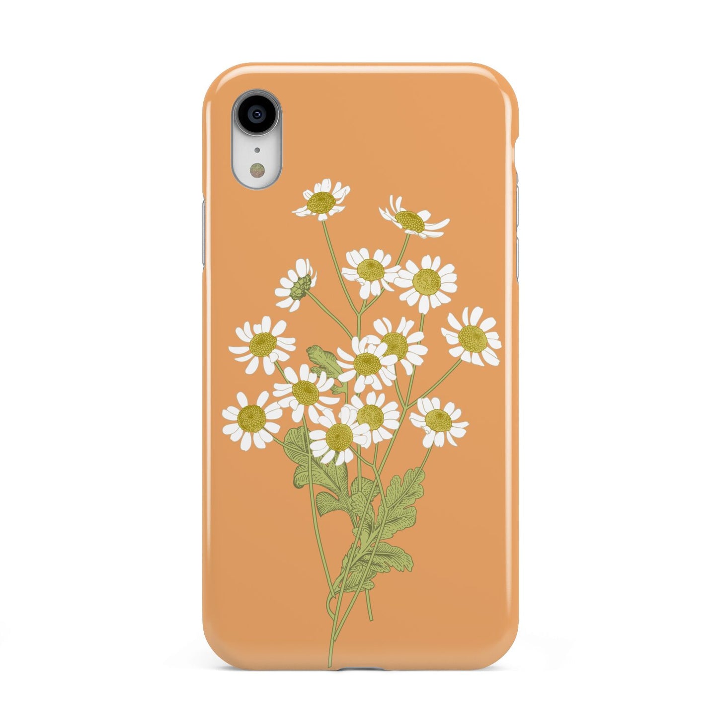 Daisies Apple iPhone XR White 3D Tough Case