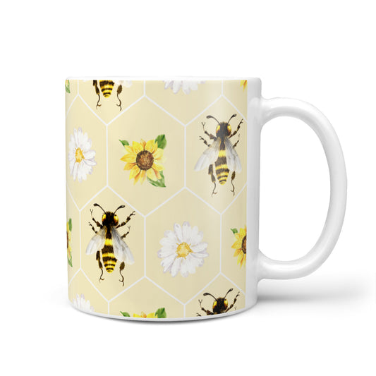 Daisies Bees and Sunflowers 10oz Mug