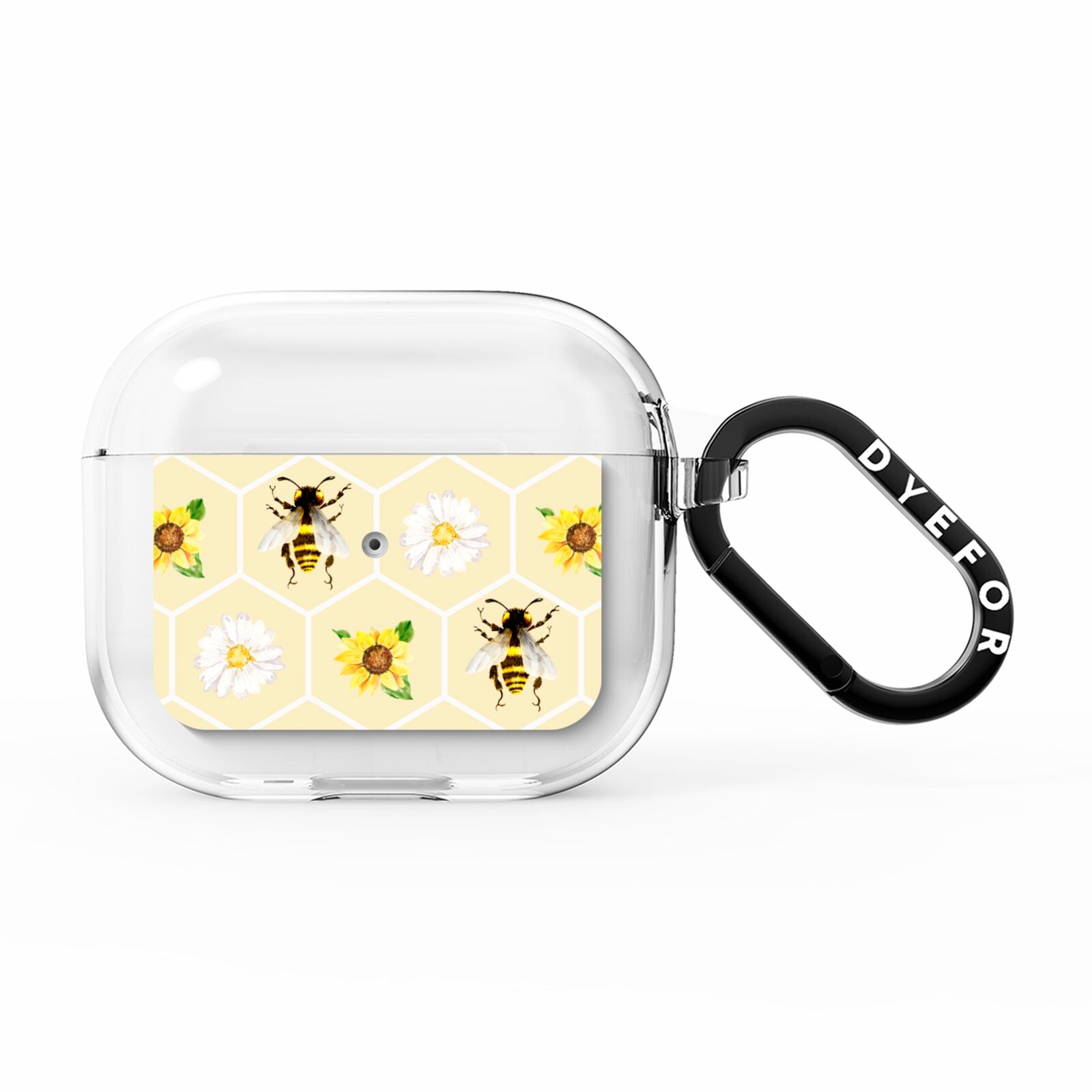 Daisies Bees and Sunflowers AirPods Clear Case 3rd Gen