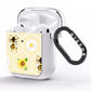 Daisies Bees and Sunflowers AirPods Clear Case Side Image