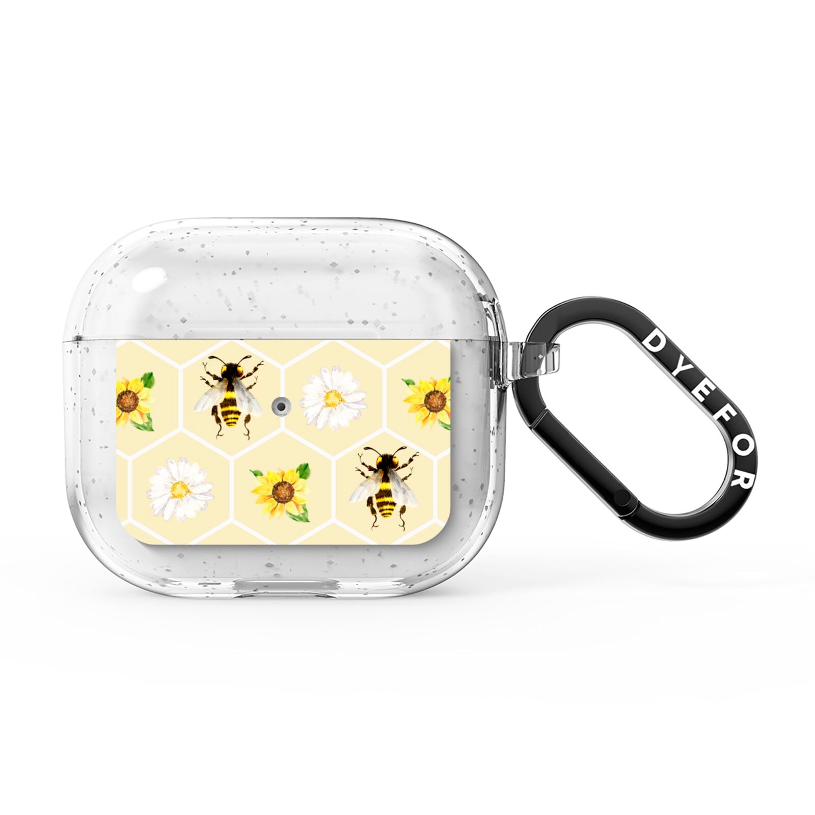 Daisies Bees and Sunflowers AirPods Glitter Case 3rd Gen