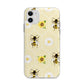 Daisies Bees and Sunflowers Apple iPhone 11 in White with Bumper Case