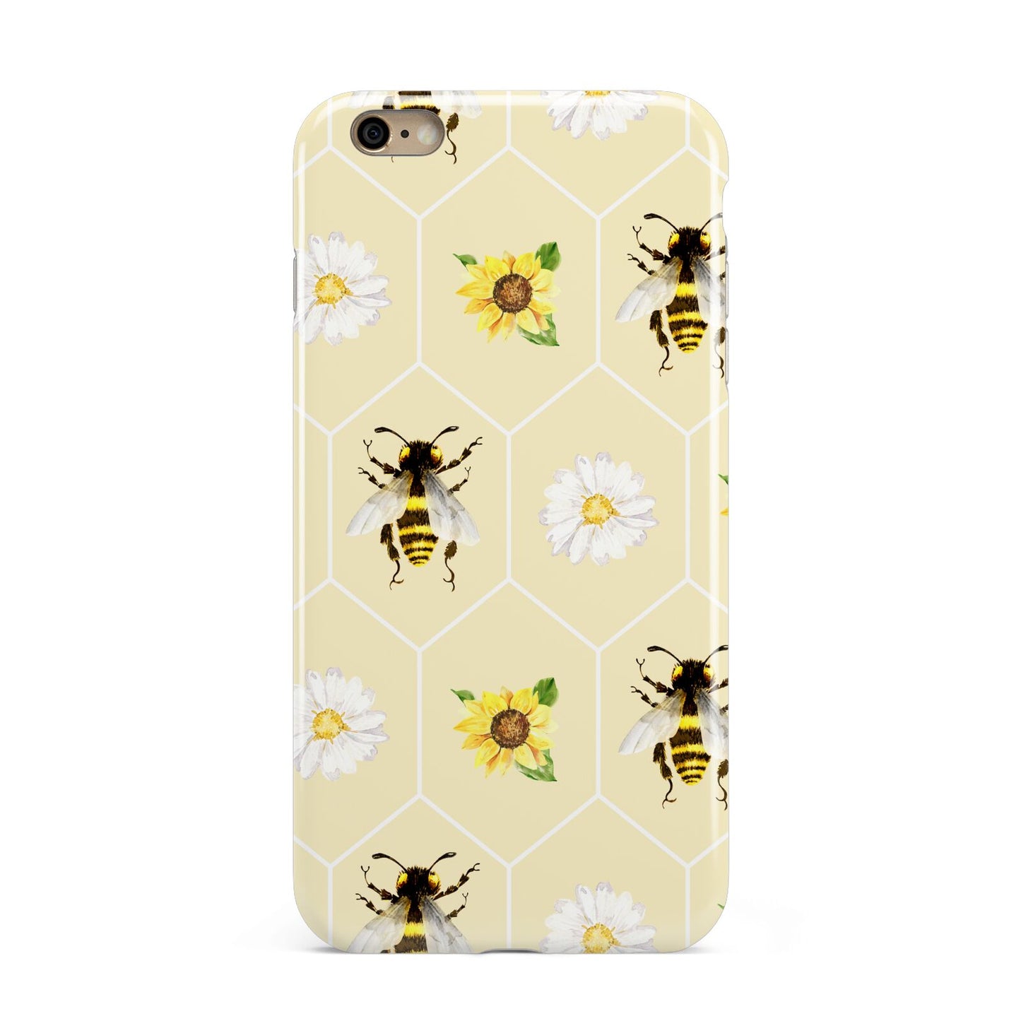 Daisies Bees and Sunflowers Apple iPhone 6 Plus 3D Tough Case