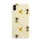 Daisies Bees and Sunflowers Apple iPhone Xs Max 3D Tough Case