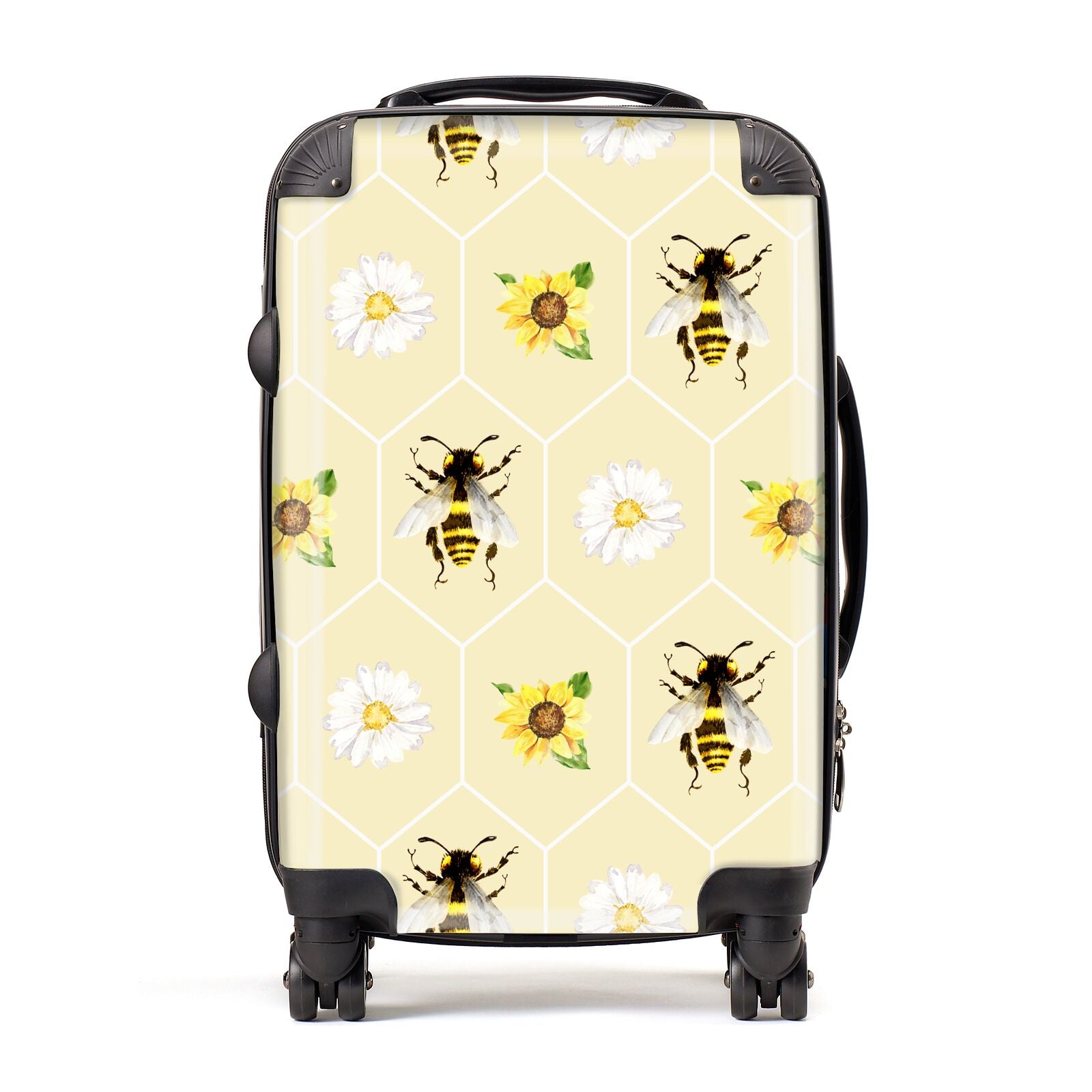 Daisies Bees and Sunflowers Suitcase