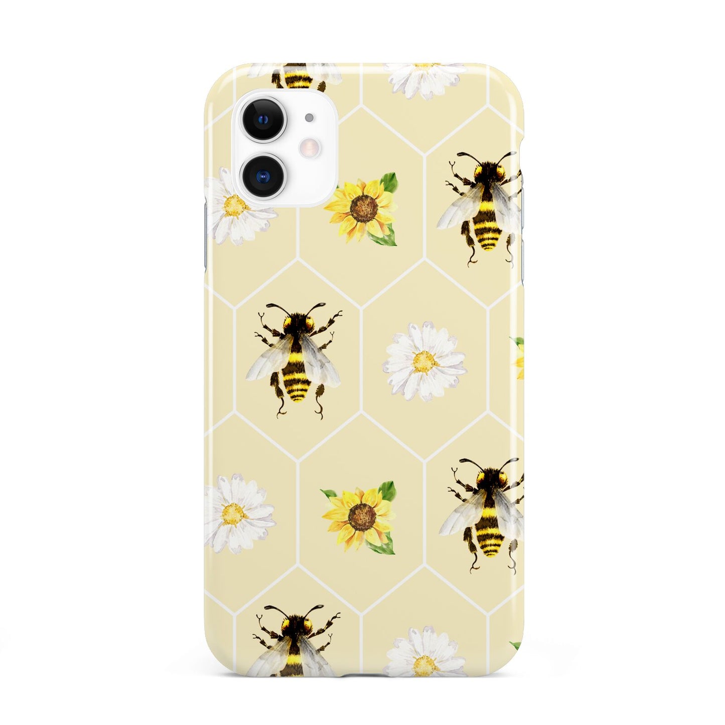 Daisies Bees and Sunflowers iPhone 11 3D Tough Case