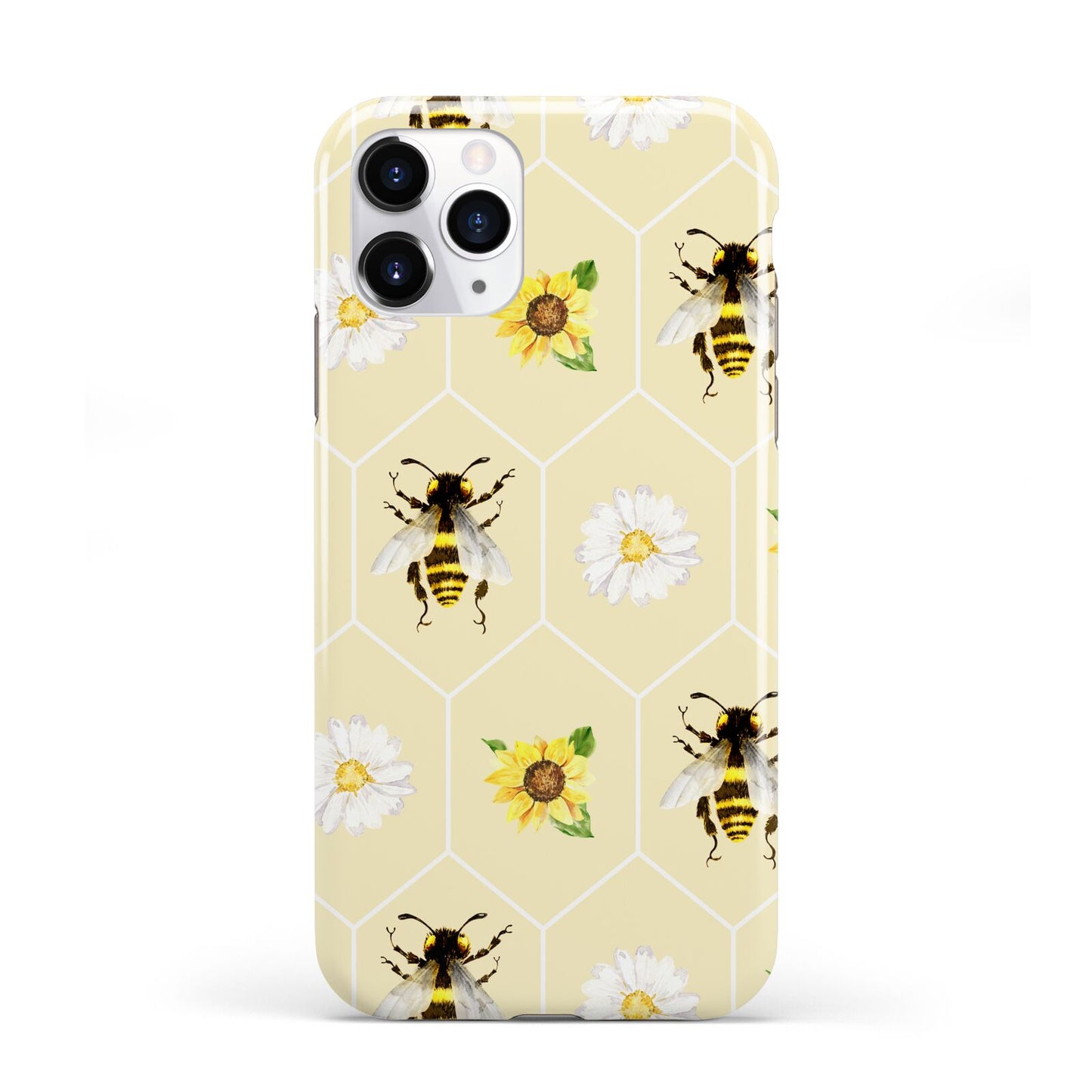 Daisies Bees and Sunflowers iPhone 11 Pro 3D Tough Case
