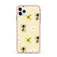 Daisies Bees and Sunflowers iPhone 11 Pro Max Impact Pink Edge Case