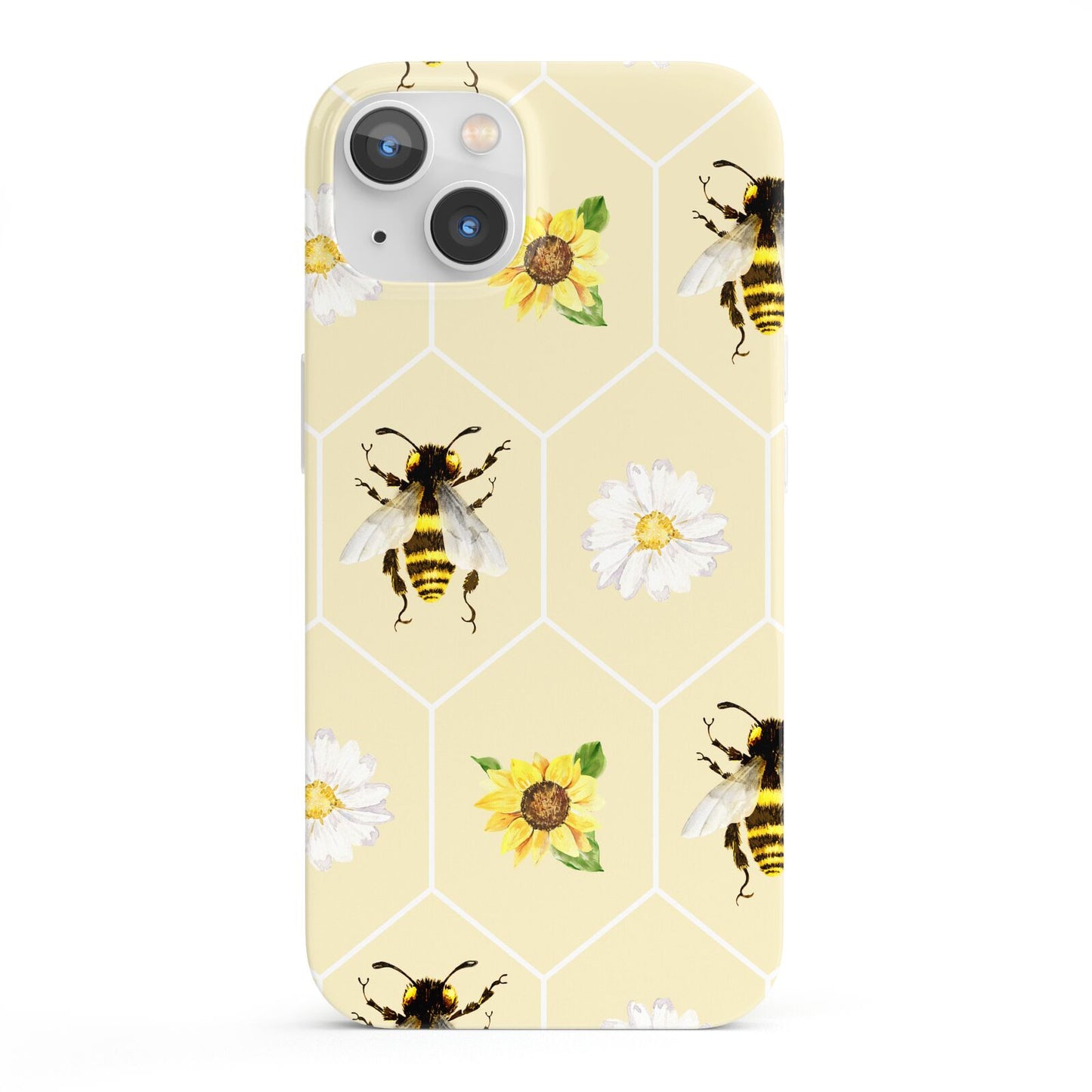 Daisies Bees and Sunflowers iPhone 13 Full Wrap 3D Snap Case