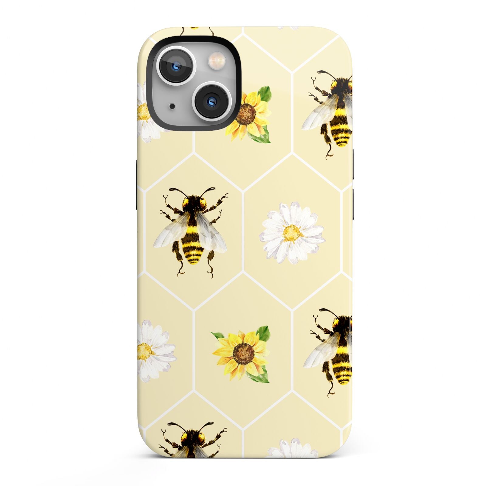 Daisies Bees and Sunflowers iPhone 13 Full Wrap 3D Tough Case