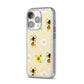 Daisies Bees and Sunflowers iPhone 14 Pro Glitter Tough Case Silver Angled Image