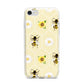 Daisies Bees and Sunflowers iPhone 7 Bumper Case on Silver iPhone