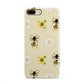 Daisies Bees and Sunflowers iPhone 8 Plus 3D Snap Case on Gold Phone