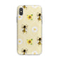 Daisies Bees and Sunflowers iPhone X Bumper Case on Silver iPhone Alternative Image 1