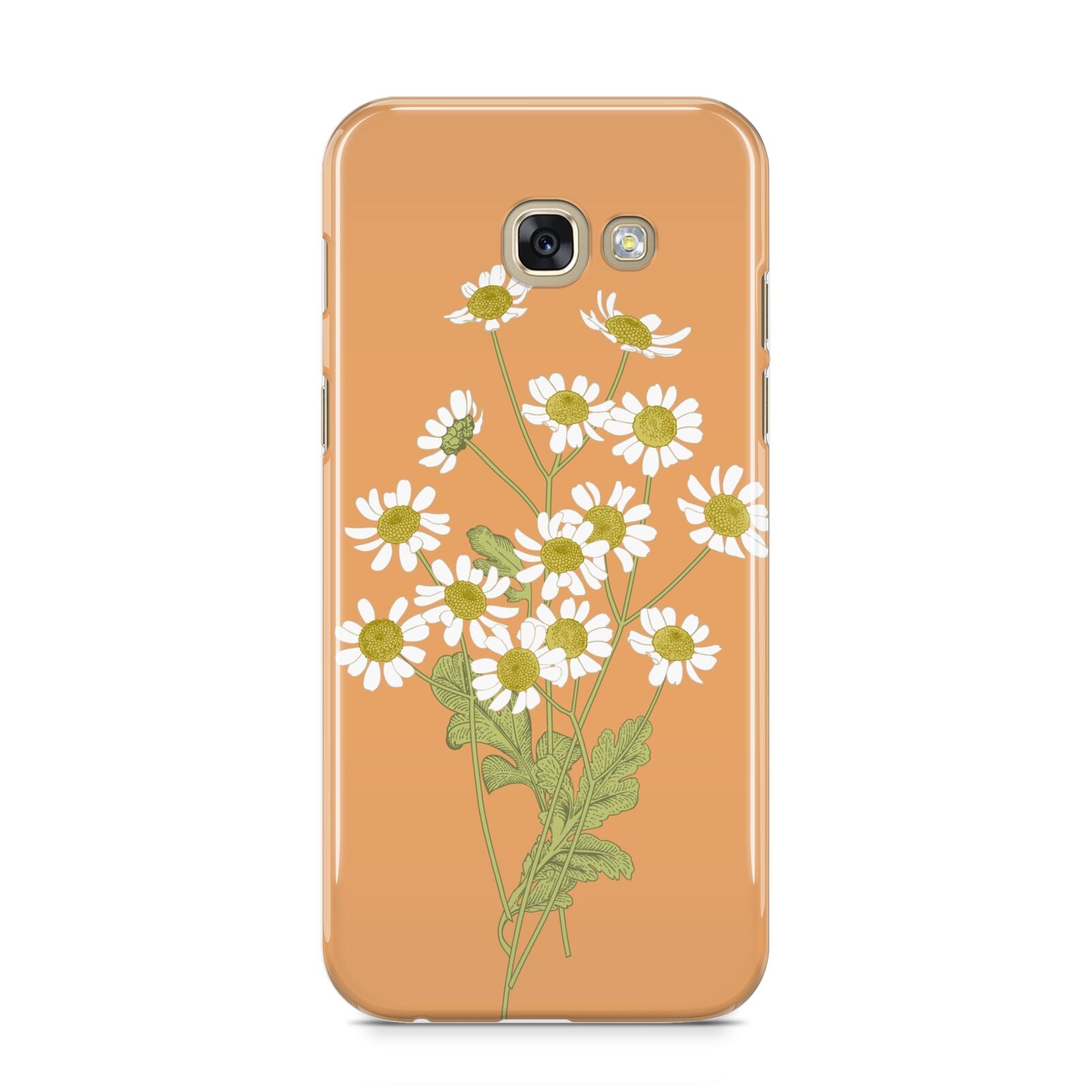 Daisies Samsung Galaxy A5 2017 Case on gold phone