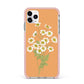 Daisies iPhone 11 Pro Max Impact Pink Edge Case