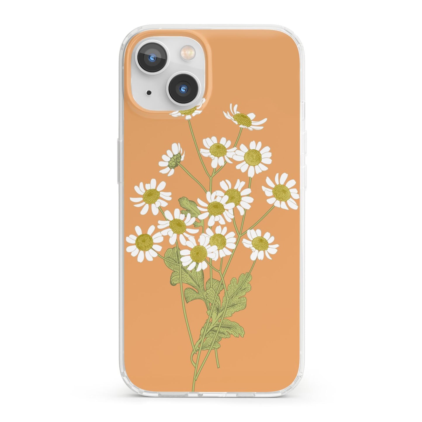 Daisies iPhone 13 Clear Bumper Case