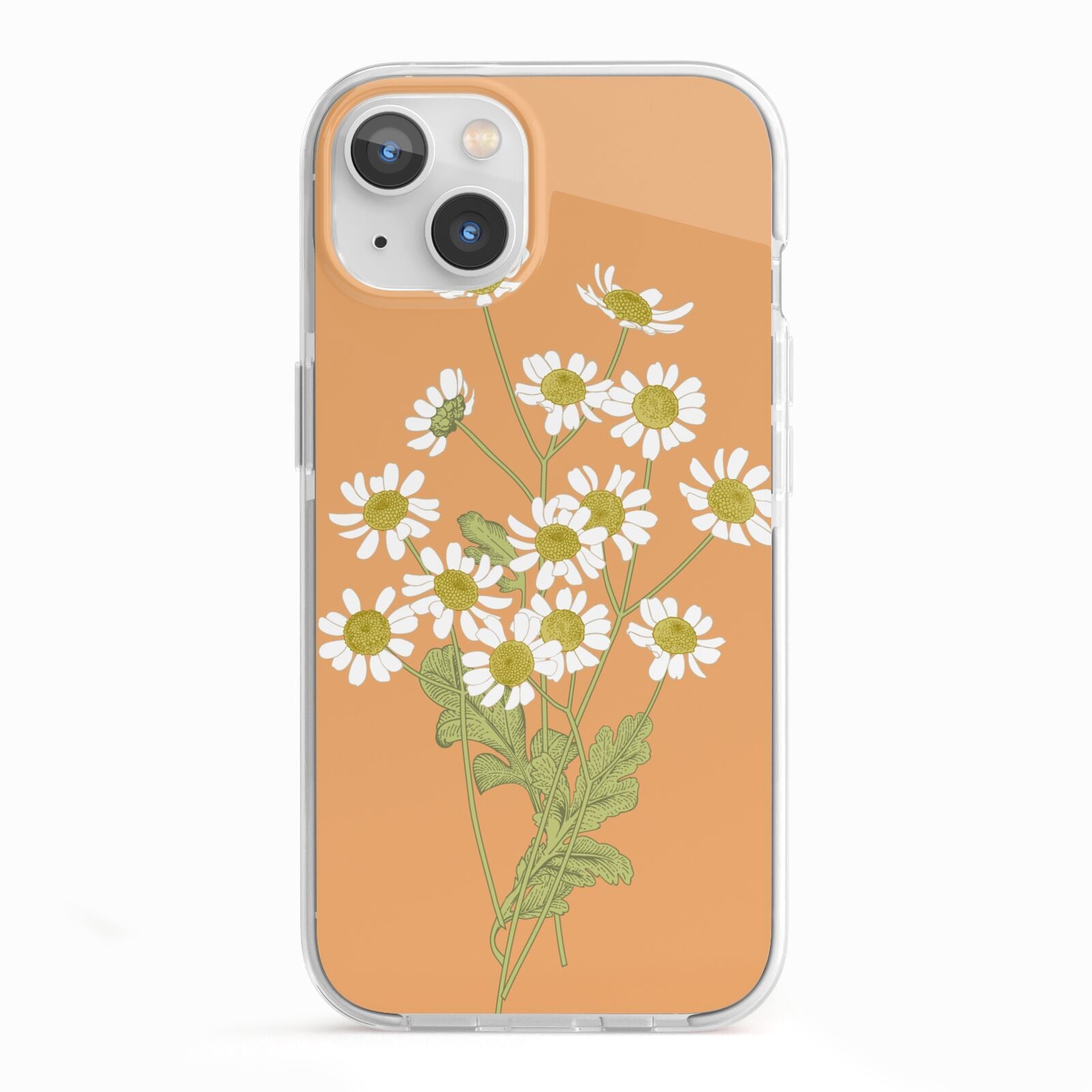 Daisies iPhone 13 TPU Impact Case with White Edges
