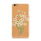 Daisies iPhone 6 Plus 3D Snap Case on Gold Phone