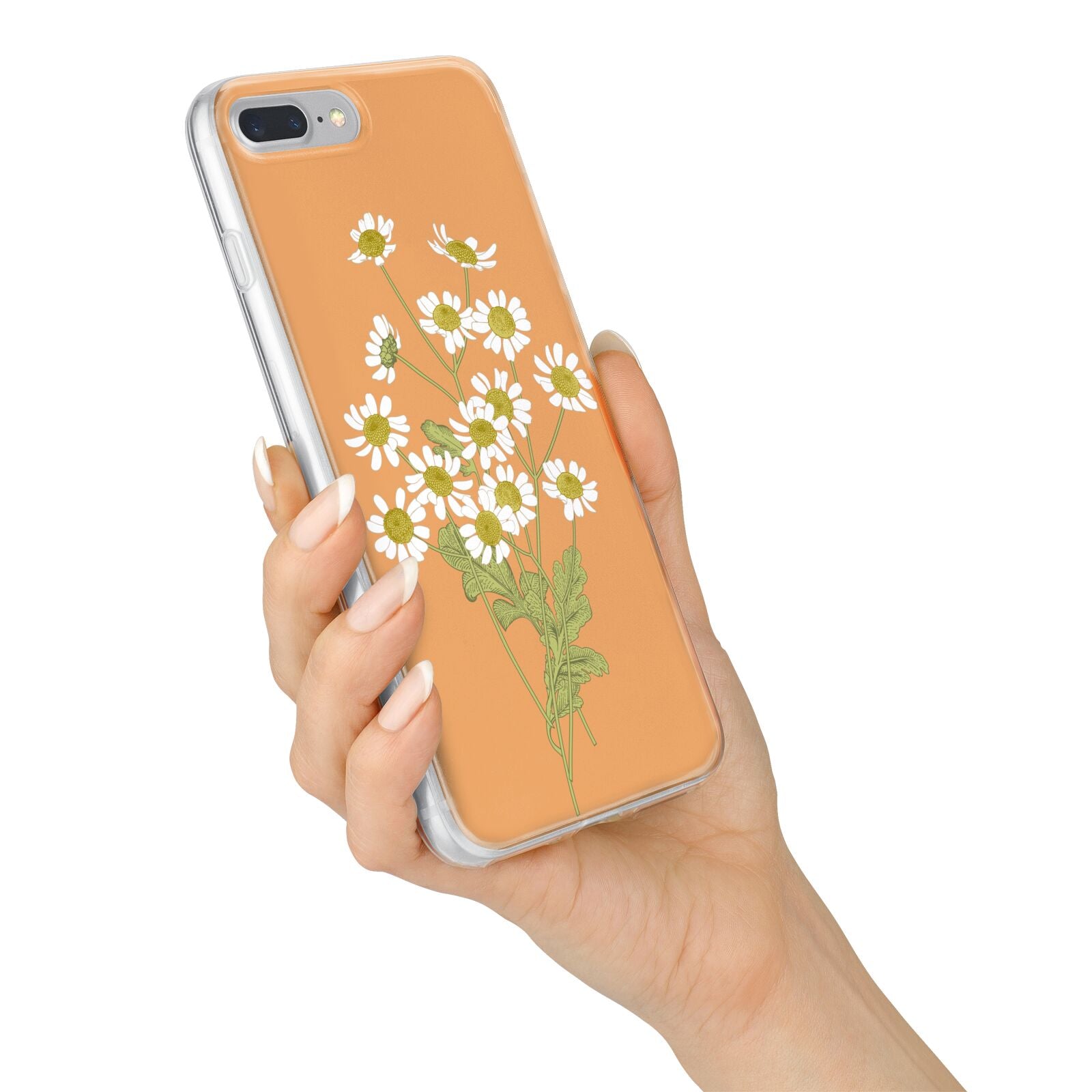 Daisies iPhone 7 Plus Bumper Case on Silver iPhone Alternative Image