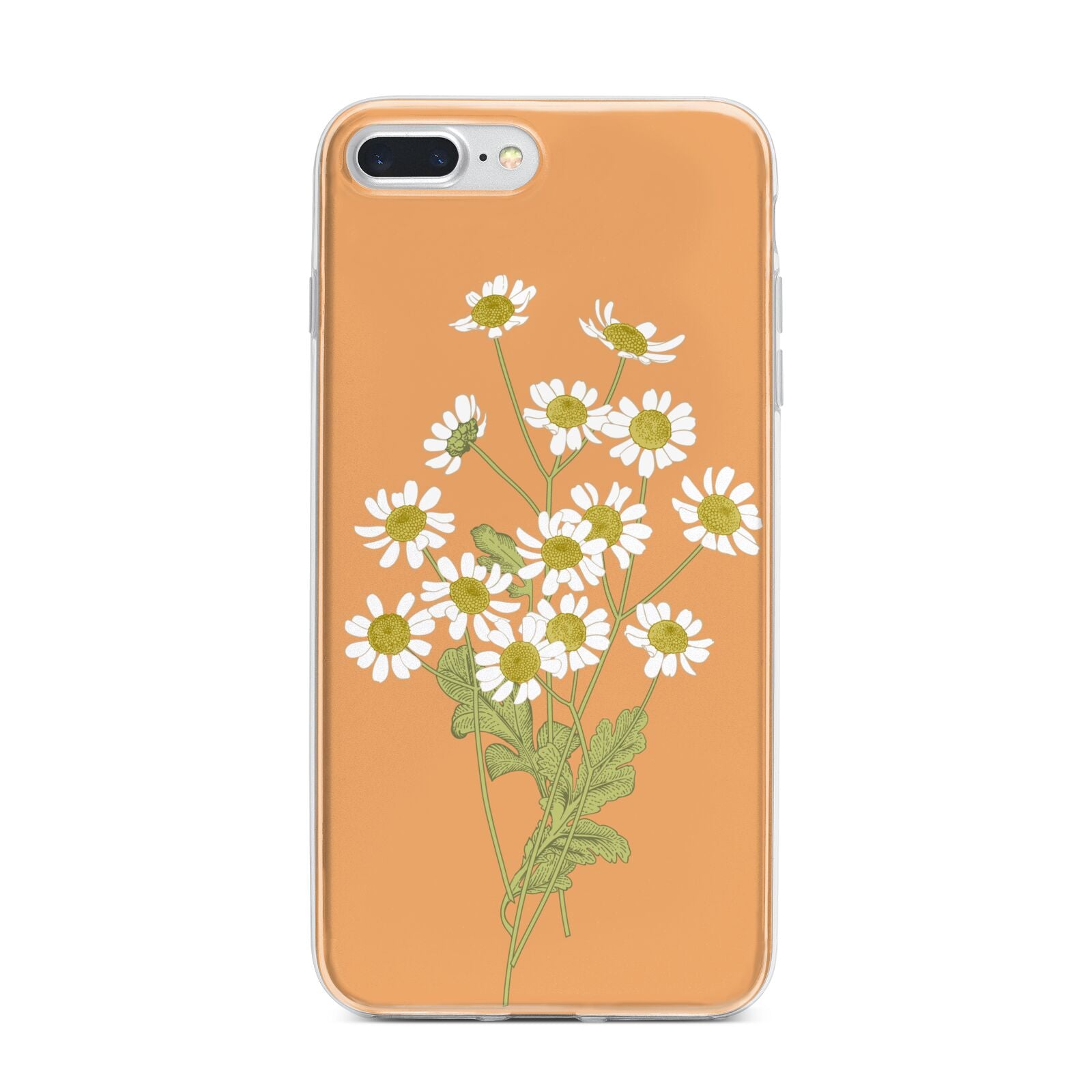 Daisies iPhone 7 Plus Bumper Case on Silver iPhone