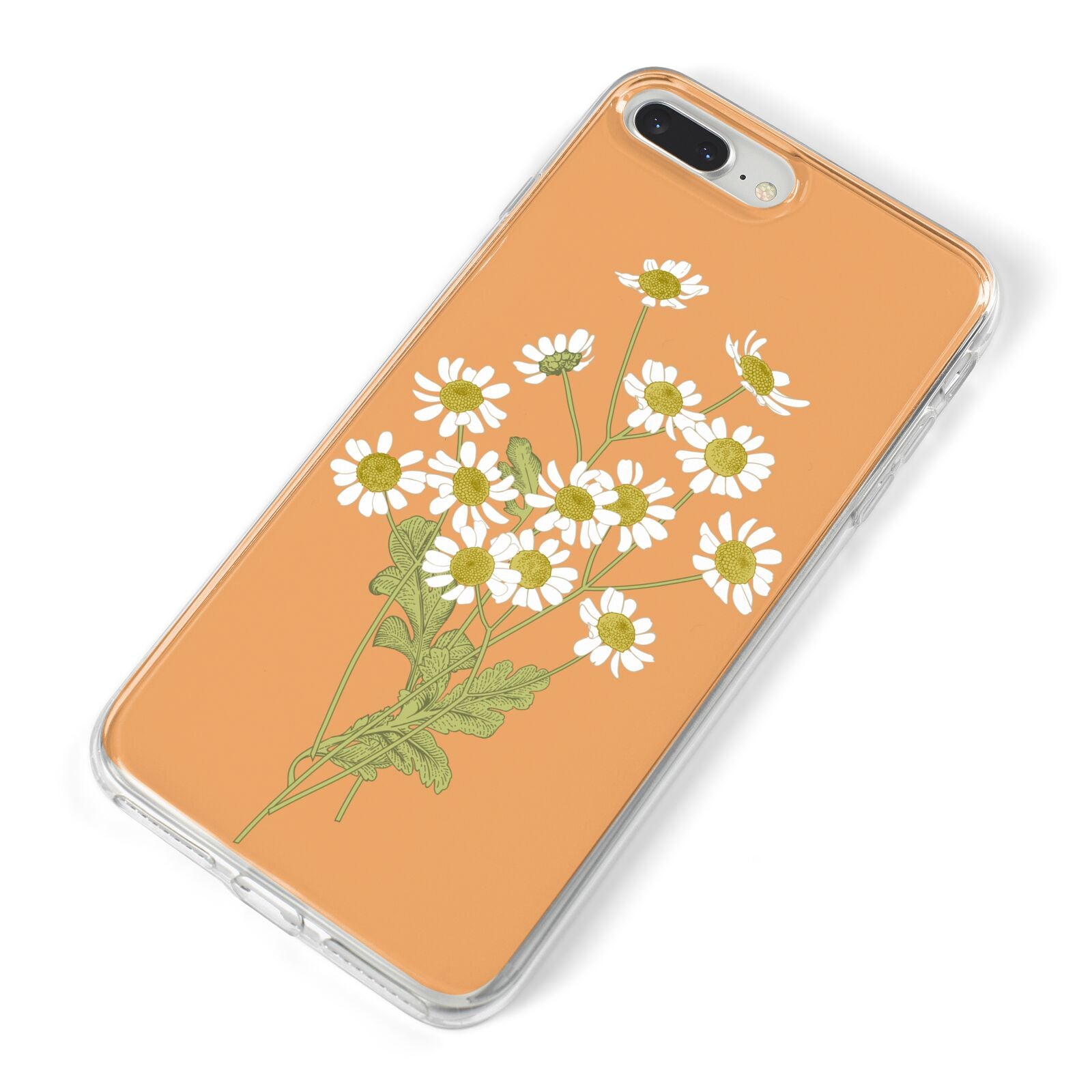 Daisies iPhone 8 Plus Bumper Case on Silver iPhone Alternative Image