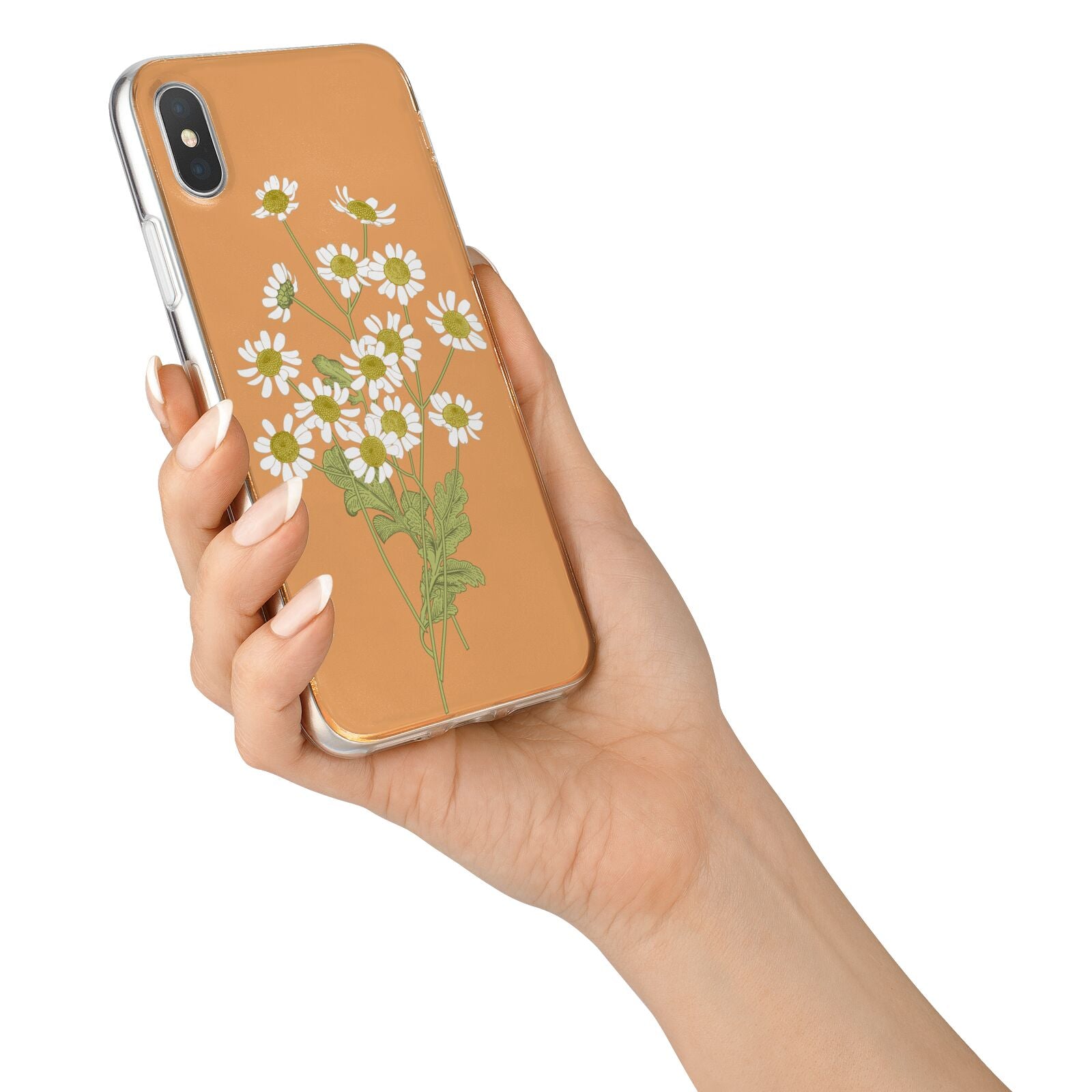 Daisies iPhone X Bumper Case on Silver iPhone Alternative Image 2